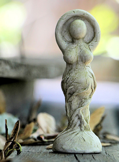 Goddess sculpture